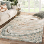 Ptolemaios II Area Rug - 7'10" X 10'10" - Tan/Grey