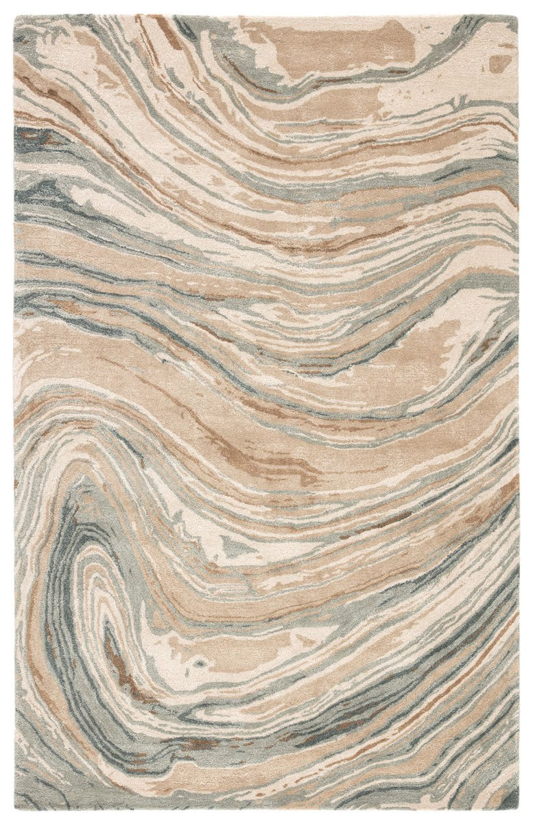Ptolemaios II Area Rug - 8'10" X 12'9" - Tan/Grey