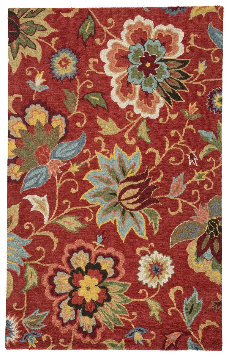 Attalou II Area Rug - 5' X 8' - Red/Multi