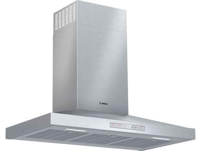 Bosch Série 500 Hotte de cuisinière cheminée murale 36 po 600 PCM avec Home ConnectMC acier inoxydable HCP56652UC