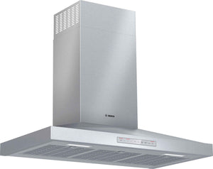 Bosch Série 500 Hotte de cuisinière cheminée murale 36 po 600 PCM avec Home ConnectMC acier inoxydable HCP56652UC
