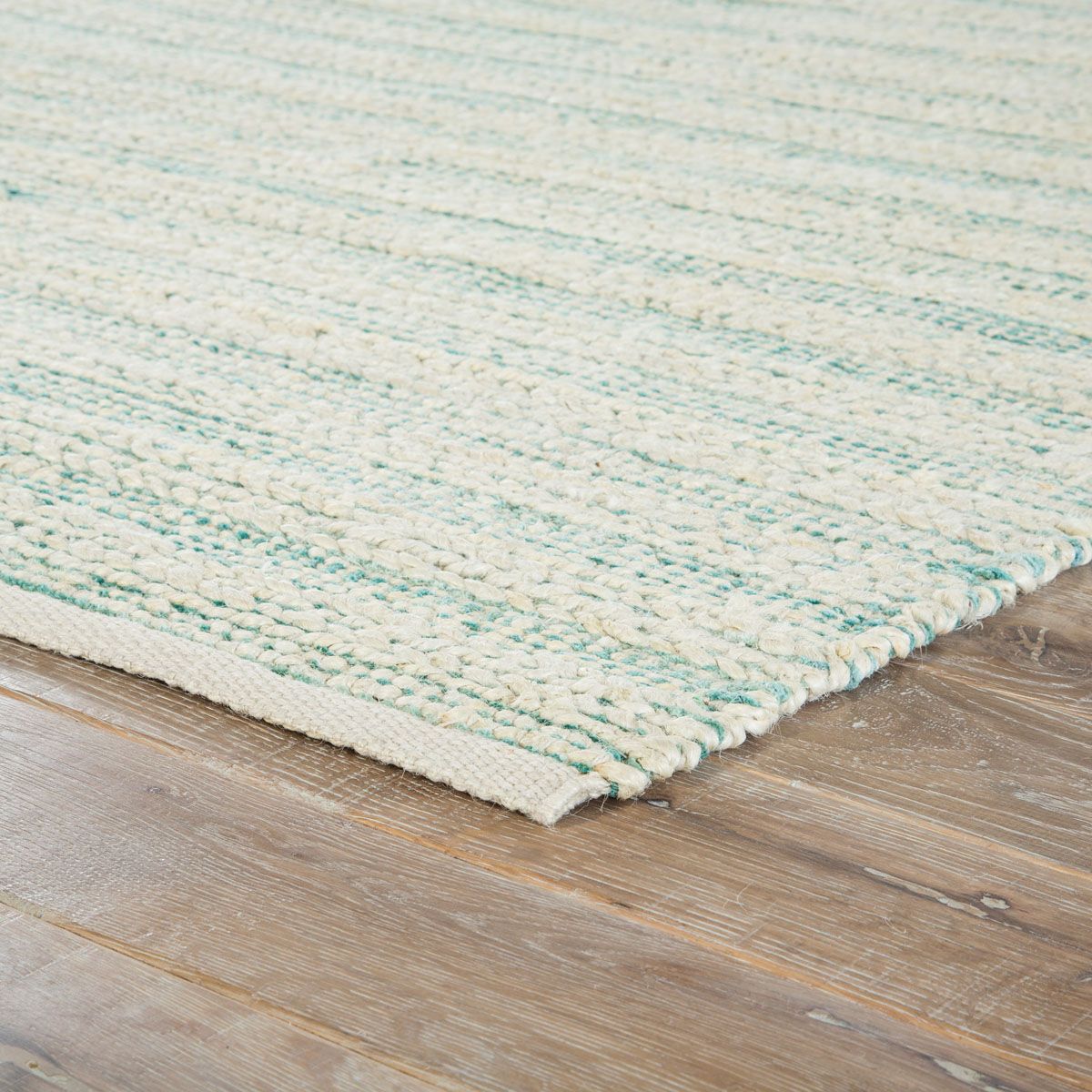 Dimitras I Area Rug - 9'6" X 13'6" - White/Turquoise