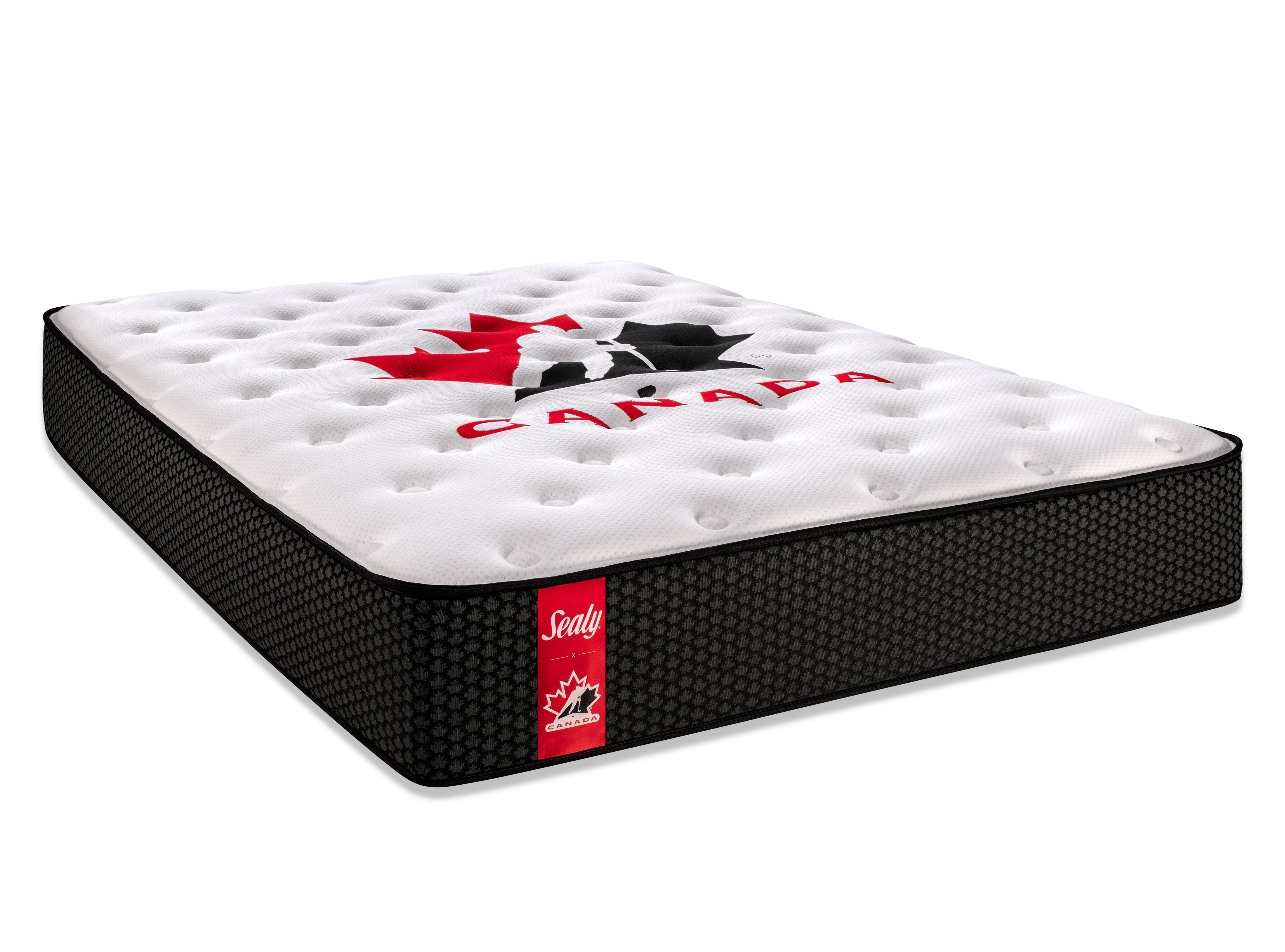 Sealy Hockey Canada Home Cushion Firm Twin Mattress