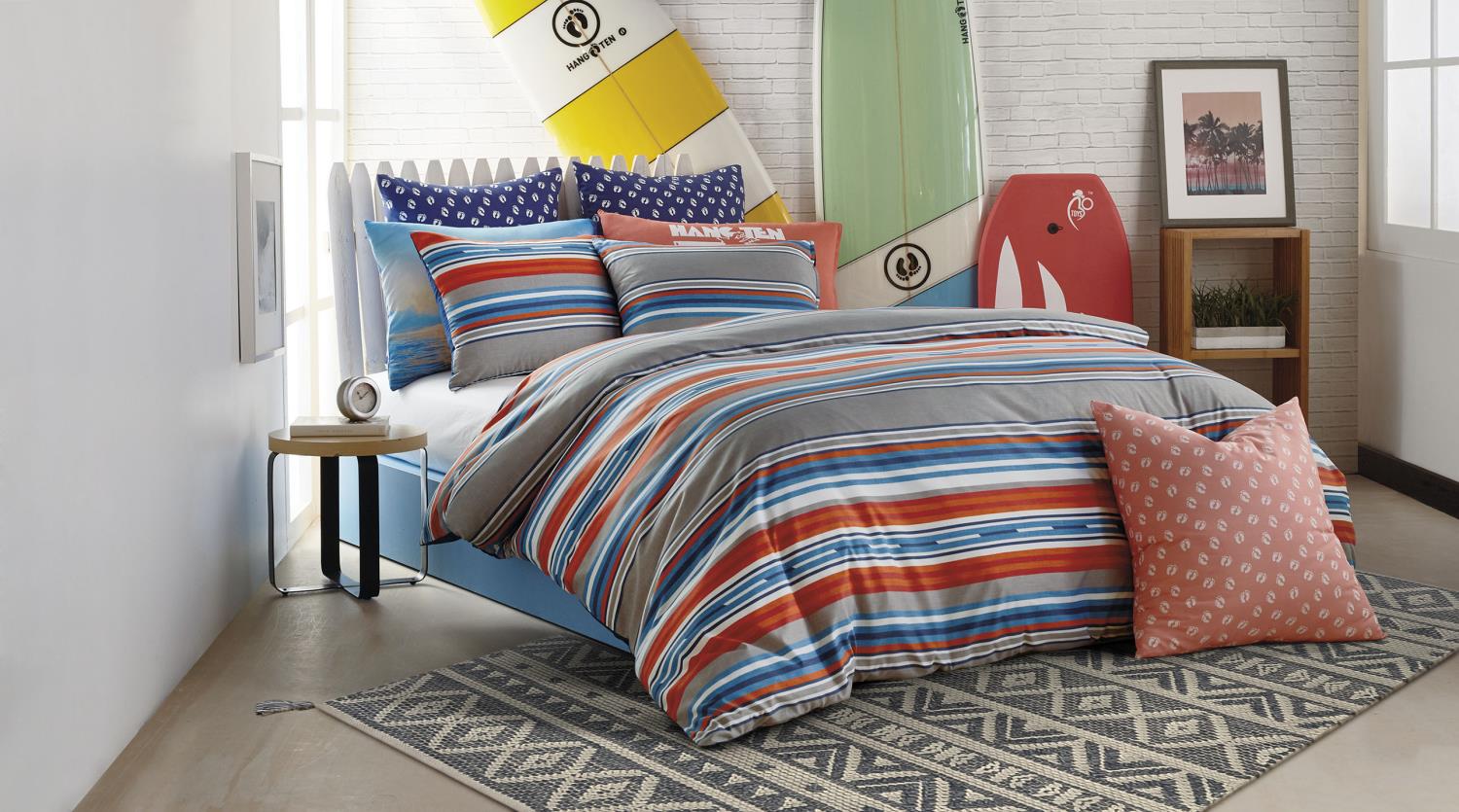 Mission Beach II 6' x 9' - Grey Area Rug