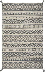 Mission Beach II 6' x 9' - Grey Area Rug