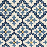 Hunter VII 7'6" - Ivory/Blue Round Area Rug