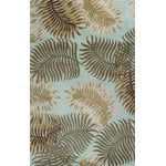 Masset I Area Rug - 5' x 8' - Aqua