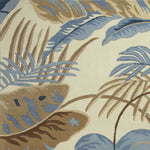 Masset II Round Area Rug - 7'6" - Ivory/Blue
