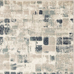 Botanie V Round Area Rug - 7'7" - Beige/Blue