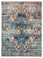 Lelouda II Area Rug - 4' X 5'8" - Multi/Blue