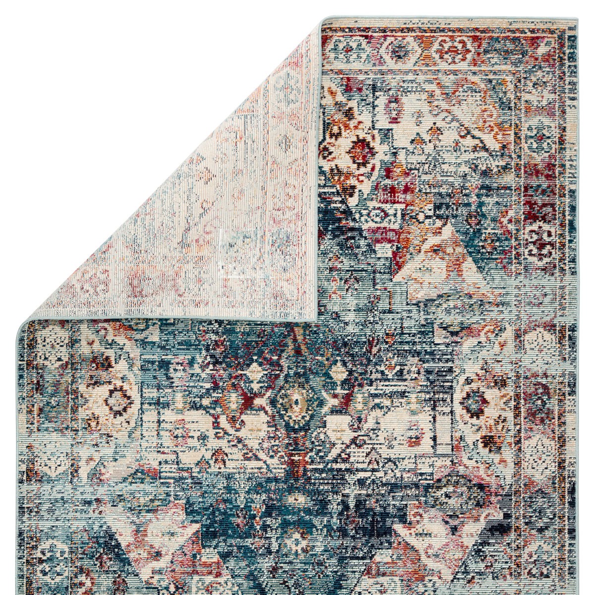 Lelouda II Area Rug - 4' X 5'8" - Multi/Blue