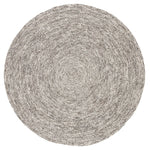 Lagkada II Area Rug - 8' Round - Grey/White