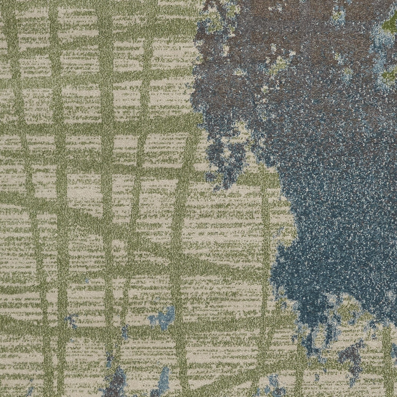 Iconic VI 5'3" x 7'7" - Green/Blue Area Rug