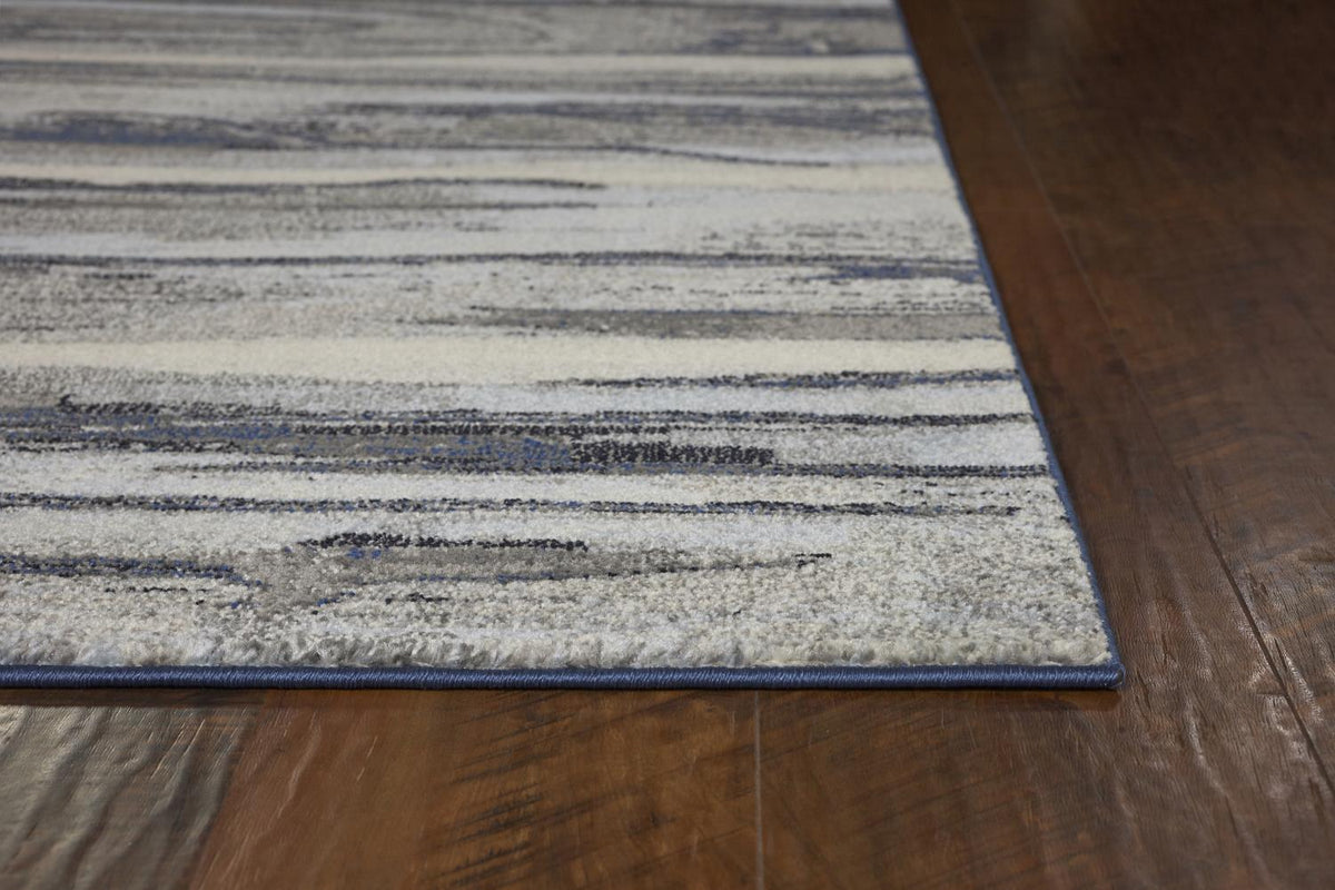 Iconic VIII 6'7" x 9'6" - Grey Area Rug