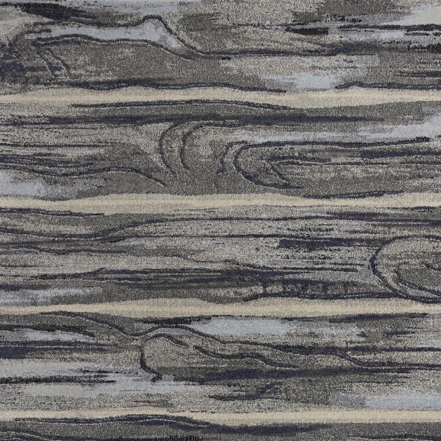 Iconic VIII 6'7" x 9'6" - Grey Area Rug