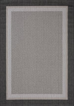 Jasper Border 5'3" X 7'7" Outdoor Area Rug - Grey