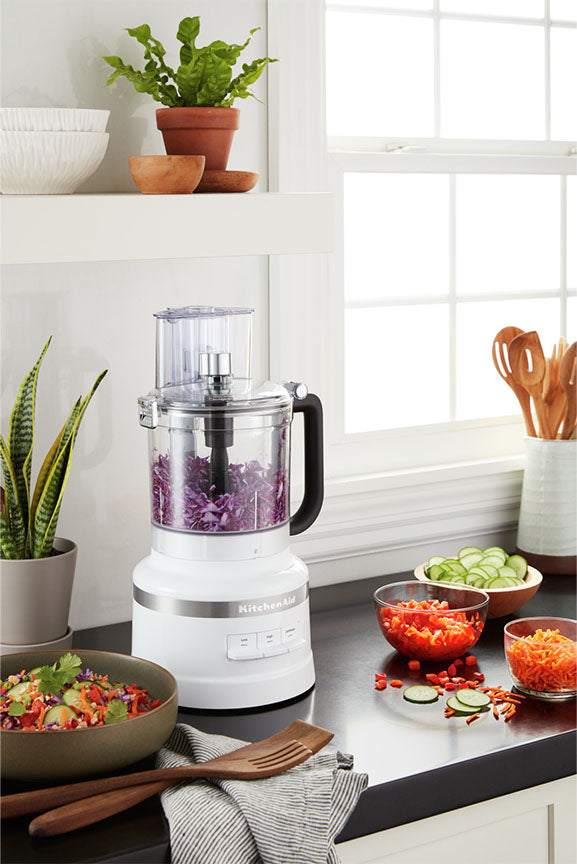 KitchenAid® White 13-Cup Food Processor with Dicing Kit - KFP1319WH