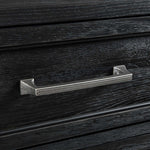 Laguna Night Table - Weathered Oak, Black