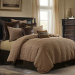 Montpelier 3 Pc. Queen Comforter Set - Brown / Green / Cream