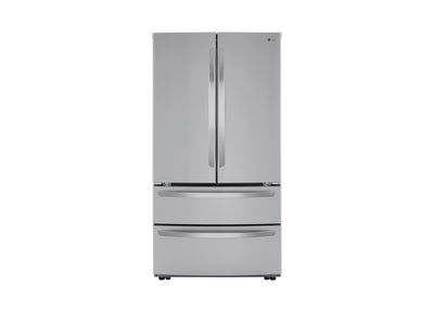 LG Réfrigérateur 23,0 pi³ avec porte à 2 battants à profondeur de comptoir 36 po acier inoxydable LMWC2326S