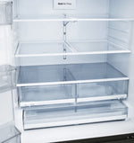 LG 36" 28 Cu. Ft. Smudge Resistant Black Stainless Steel French Door Refrigerator with Ice & Water Dispenser - LRFS28XBD