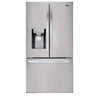 LG Réfrigérateur 28,0 pi³ avec porte à 2 battants avec distributeur d’eau et glace 36 po acier inoxydable résistant aux taches LRFS28XBS