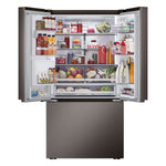 LG 35.75" 26 Cu. Ft. Black Stainless Steel Smart Counter-Depth MAX™  French Door Refrigerator with Four Types of Ice - LRYXC2606D