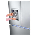LG 35.75" 26 Cu. Ft. Stainless Steel Smart Counter-Depth MAX™ French Door Refrigerator with Four Types of Ice - LRYXC2606S
