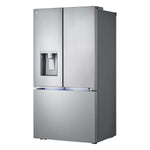 LG 26 cu. ft. Smart Counter-Depth MAX™ Stainless Steel French Door Refrigerator with Four Types of Ice - LRYXC2606S