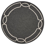 Humbolt VIII 7' - Onyx Round Area Rug