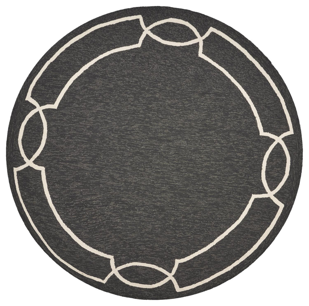 Humbolt VIII 7' - Onyx Round Area Rug