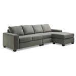 Luna 2 Pc. Sectional with Reversible Chaise - Grey