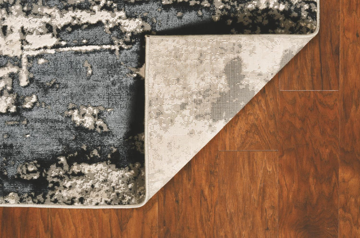 Lacie II 9'10" x 13'2" - Silver Charcoal Area Rug