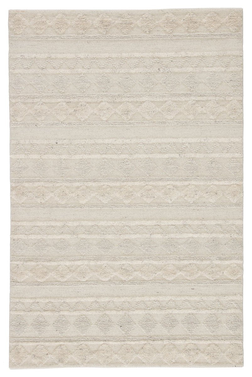 Egialias Area Rug - 8'10" X 12' - Ivory/Light Grey