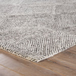 Platonas Area Rug - 8' X 11' - White/Dark Grey