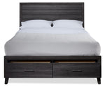 Miller 5-Piece Queen Storage Bedroom Package - Grey