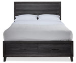 Miller 5-Piece Queen Storage Bedroom Package - Grey