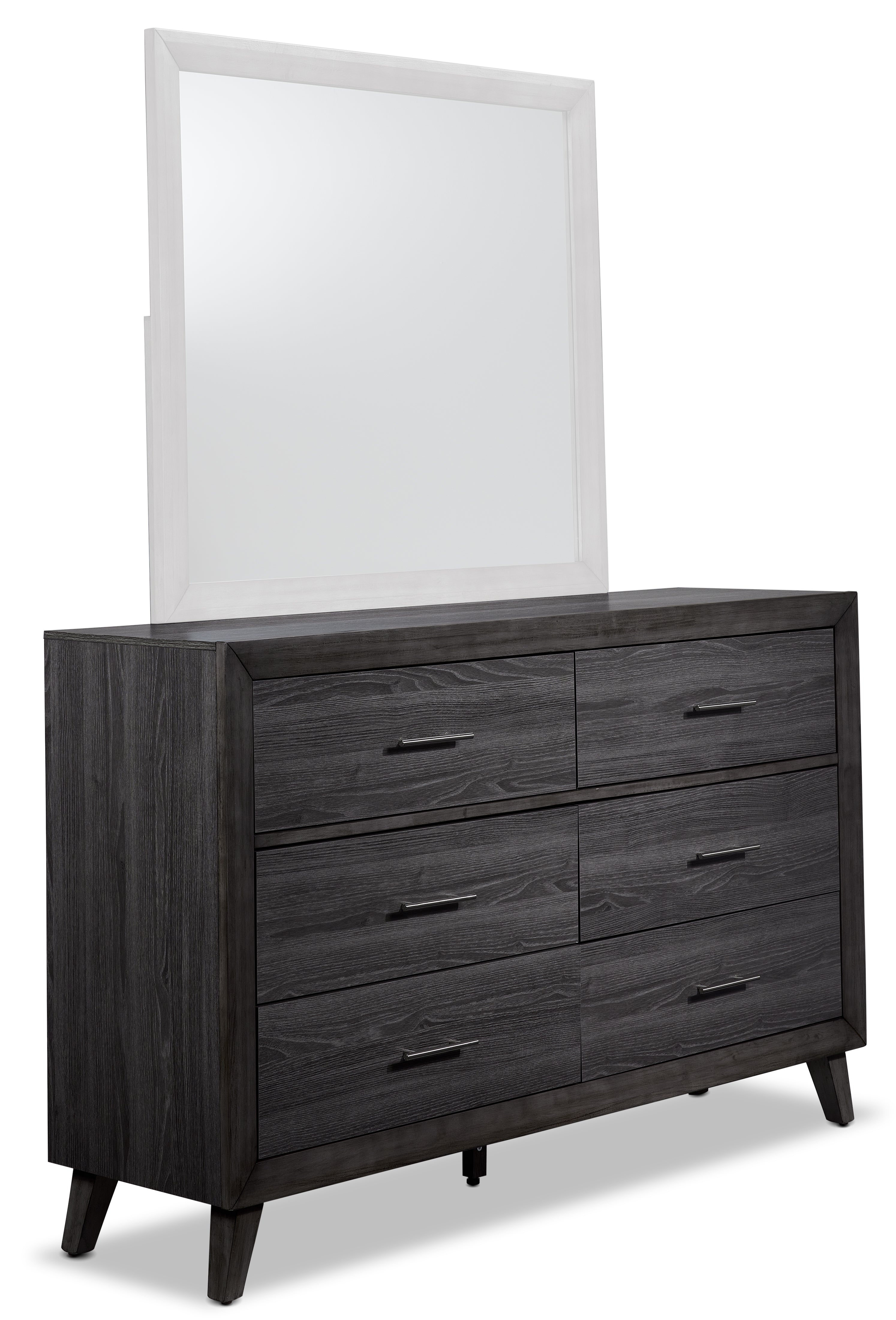 Miller 6-Drawer Dresser - Grey