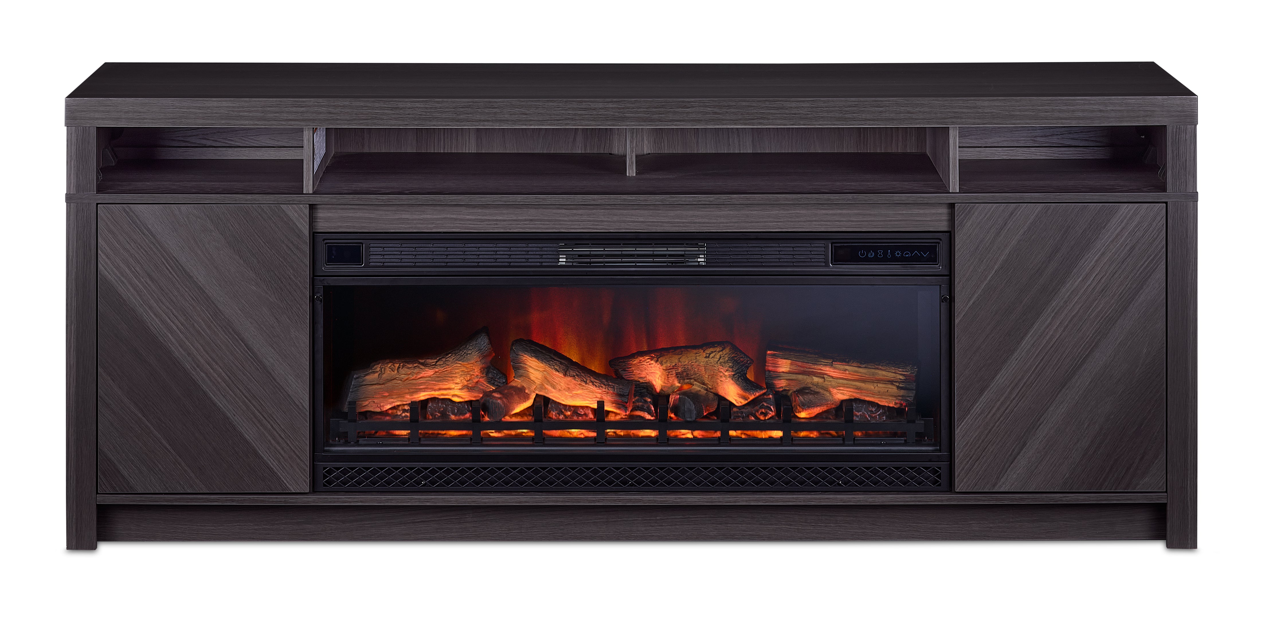 Morado Bay Fireplace TV Stand - Grey