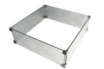 Aurora Fire Table Glass Windscreen