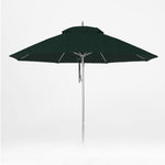 Oca 9' Octagon Outdoor Umbrella - Dark Grey/Brushed Aluminum