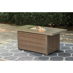 Beachcroft - Outdoor Fire Pit Table - Brown