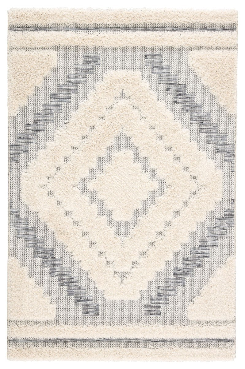 Kalchantos IV Area Rug - 5'3" X 7'6" - Grey/Cream