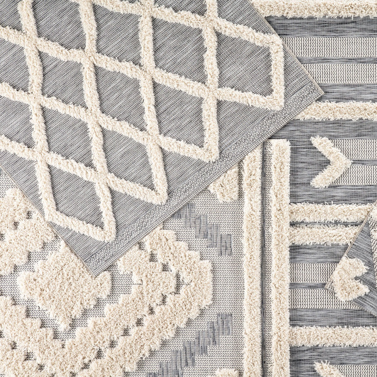 Kalchantos IV Area Rug - 5'3" X 7'6" - Grey/Cream