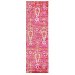 Mikras XIV Area Rug - 2'6" X 8' Runner - Pink/Orange