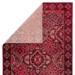 Mikras I Area Rug - 7'6" X 9'6" - Red/Black