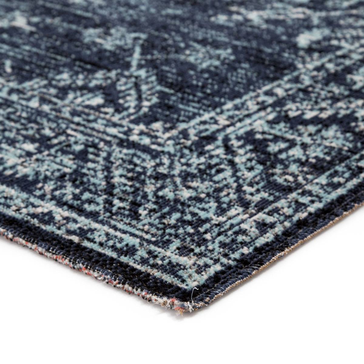 Mikras III Area Rug - 7'6" X 9'6" - Blue/Black