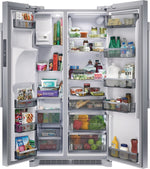 Frigidaire Professional 36" 22.3 Cu. Ft. Smudge-Proof® Stainless Steel Counter-Depth Side-by-Side Refrigerator - PRSC2222AF