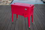 Permasteel 80QT Patio Cooler - Red
