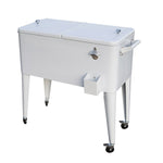 Permasteel 80QT Patio Cooler - White